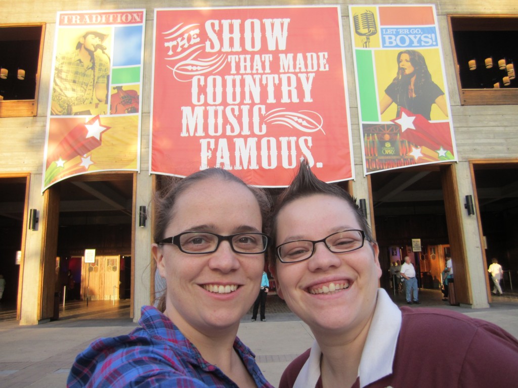 Jeanna and Debbie at the Grand Ole Opry, TN
